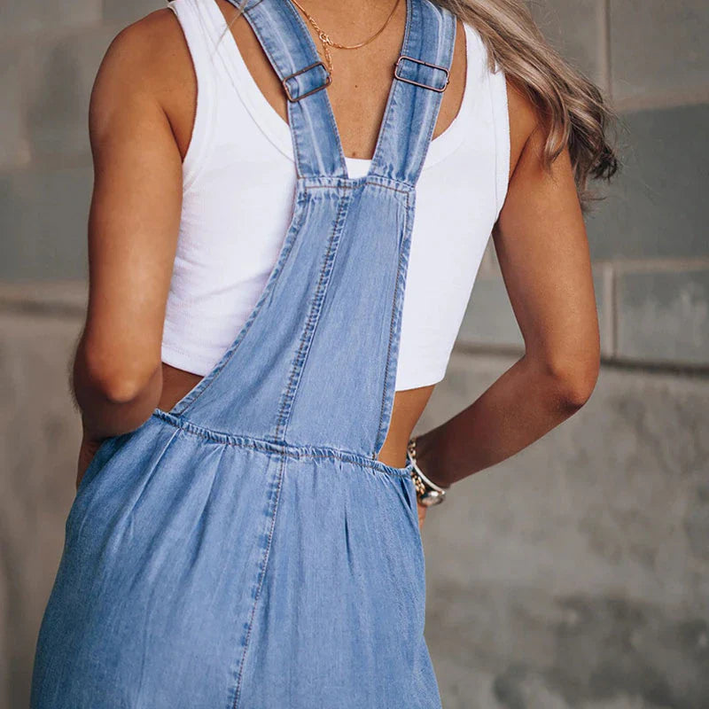 Heidi-Mode | Weit geschnittener Denim-Overall