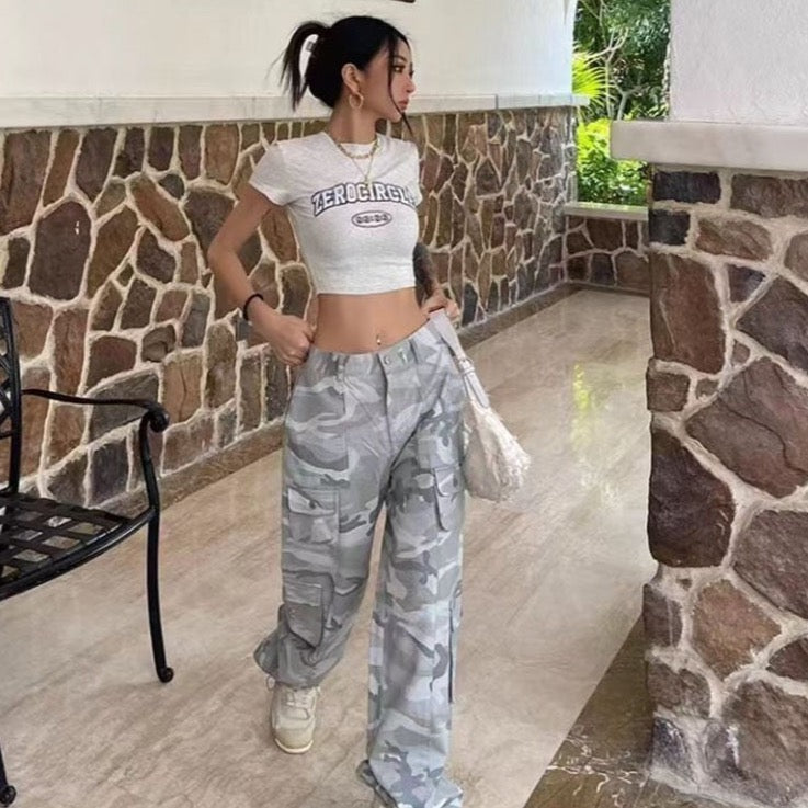 „MILITARY“-Cargohose für Damen