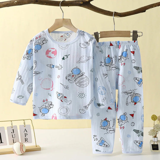 Heidi-Mode Dreams Bequemes Pyjama-Set für die Kleinen