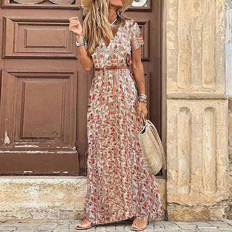 Heidi-Mode | Elegante Boho Chic Damen Jurk