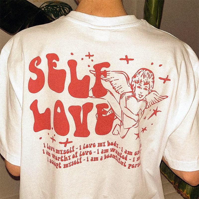 „SELF LOVE“ T-Shirt für Damen