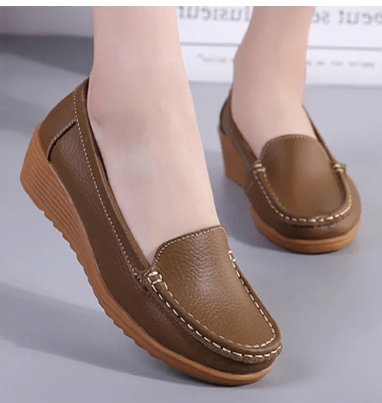 Heidi-Mode | Damen Leder Slipper