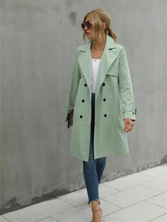 Heidi-Mode - Schicker und Stilvoller Herbst-Trenchcoat für Frauen