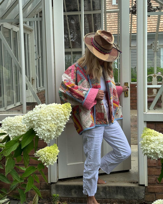 Heidi-Mode | Lässige Patchwork Steppjacke