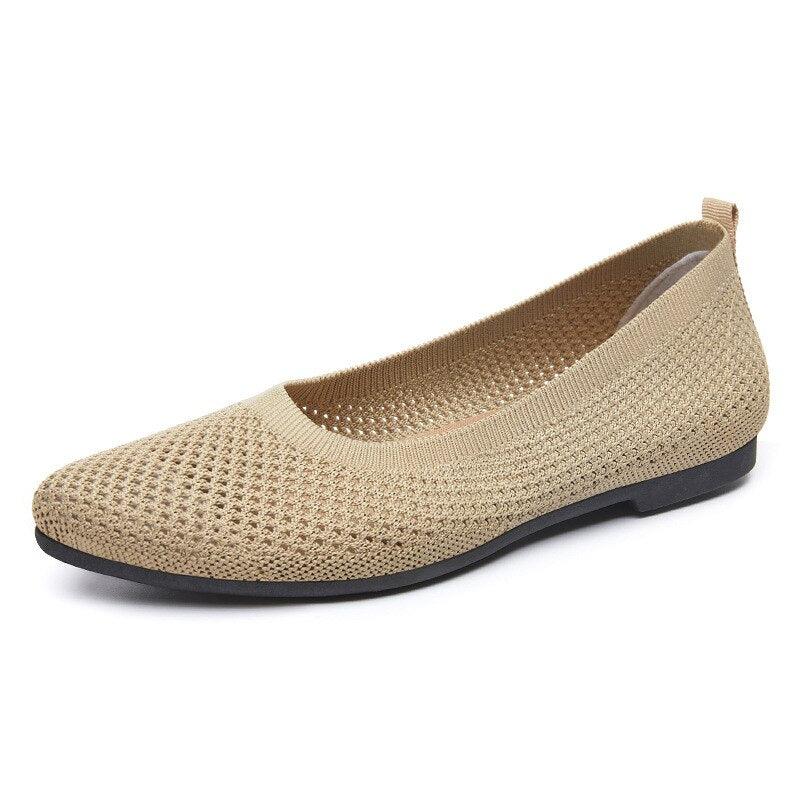 Heidi-Mode - graue orthopädische ballerinas