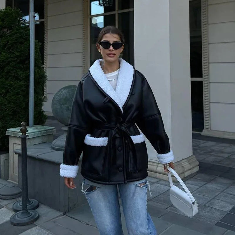 Heidi-Mode | Winter Pelz Lederjacke