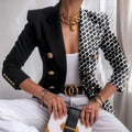 Heidi-Mode | Blazer Gedruckt In Der Taille