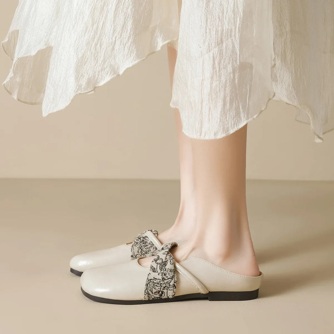 Heidi-Mode | Mules und Slipper Im Flachen Stil für Große Größen