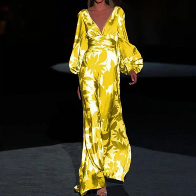 Heidi-Mode | V-Ausschnitt Sommerkleid für Frauen Moira