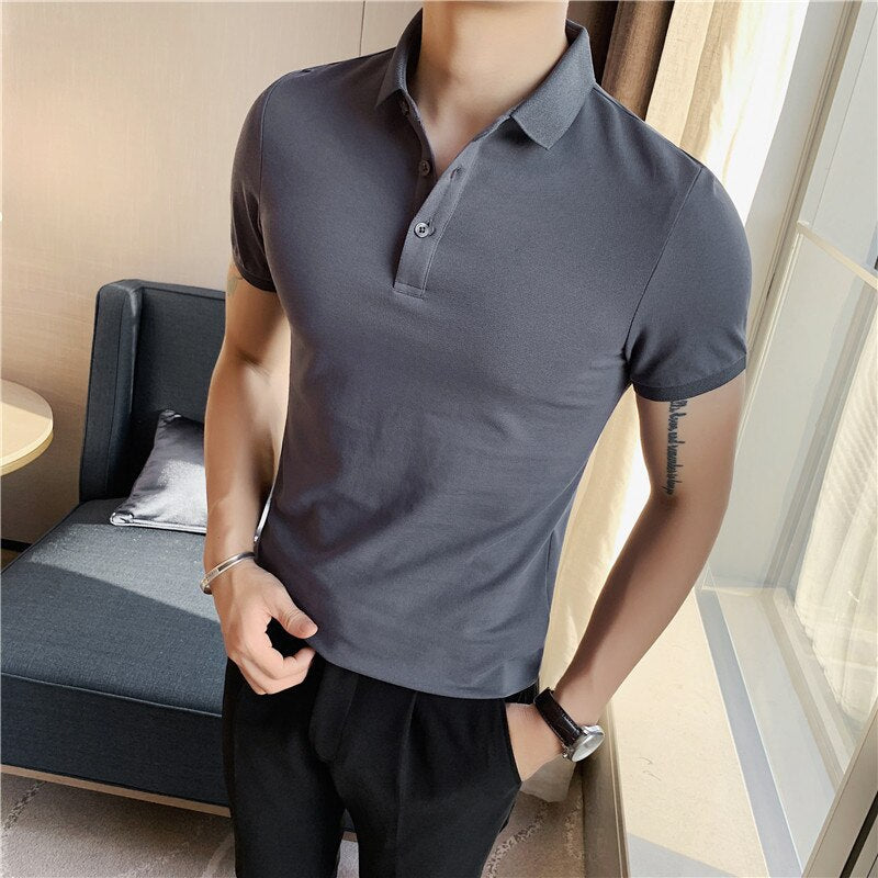 Heidi-Mode | Reine Baumwolle Kurzarm Polo Shirts