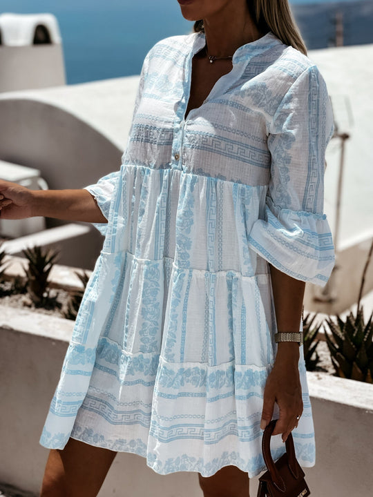 Heidi-Mode | Boho Tunika Kleid mit Schichten Millana