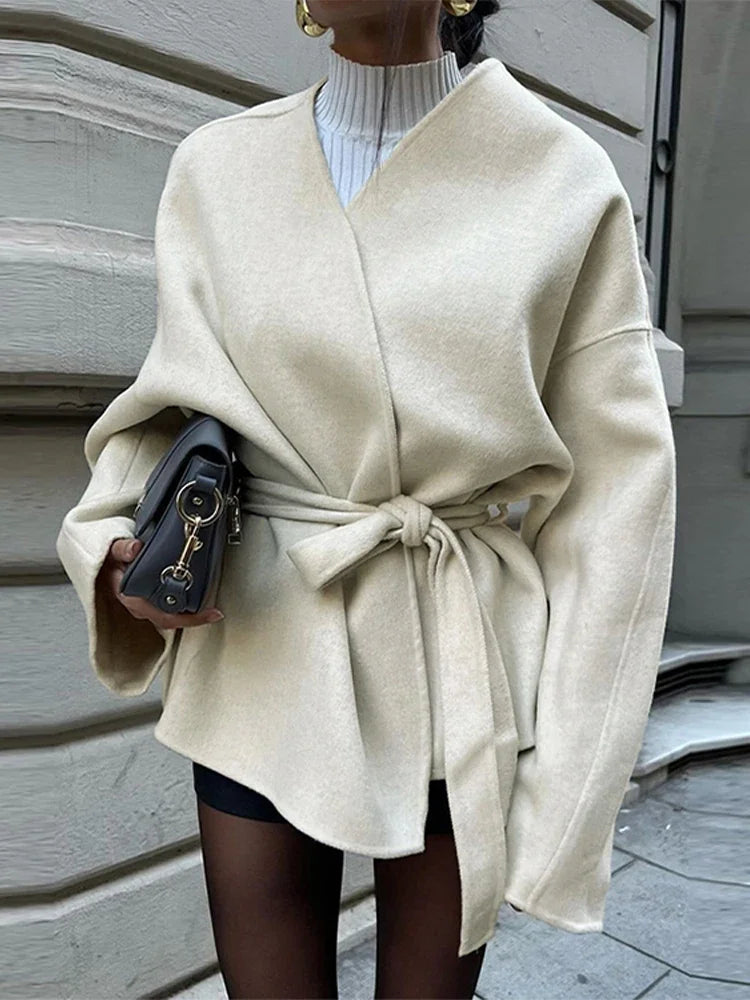 Heidi-Mode | Fleece-Jacke Mit Gürtel