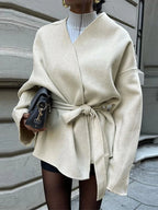 Heidi-Mode | Fleece-Jacke Mit Gürtel