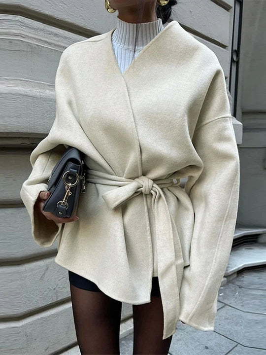 Heidi-Mode | Fleece-Jacke Mit Gürtel