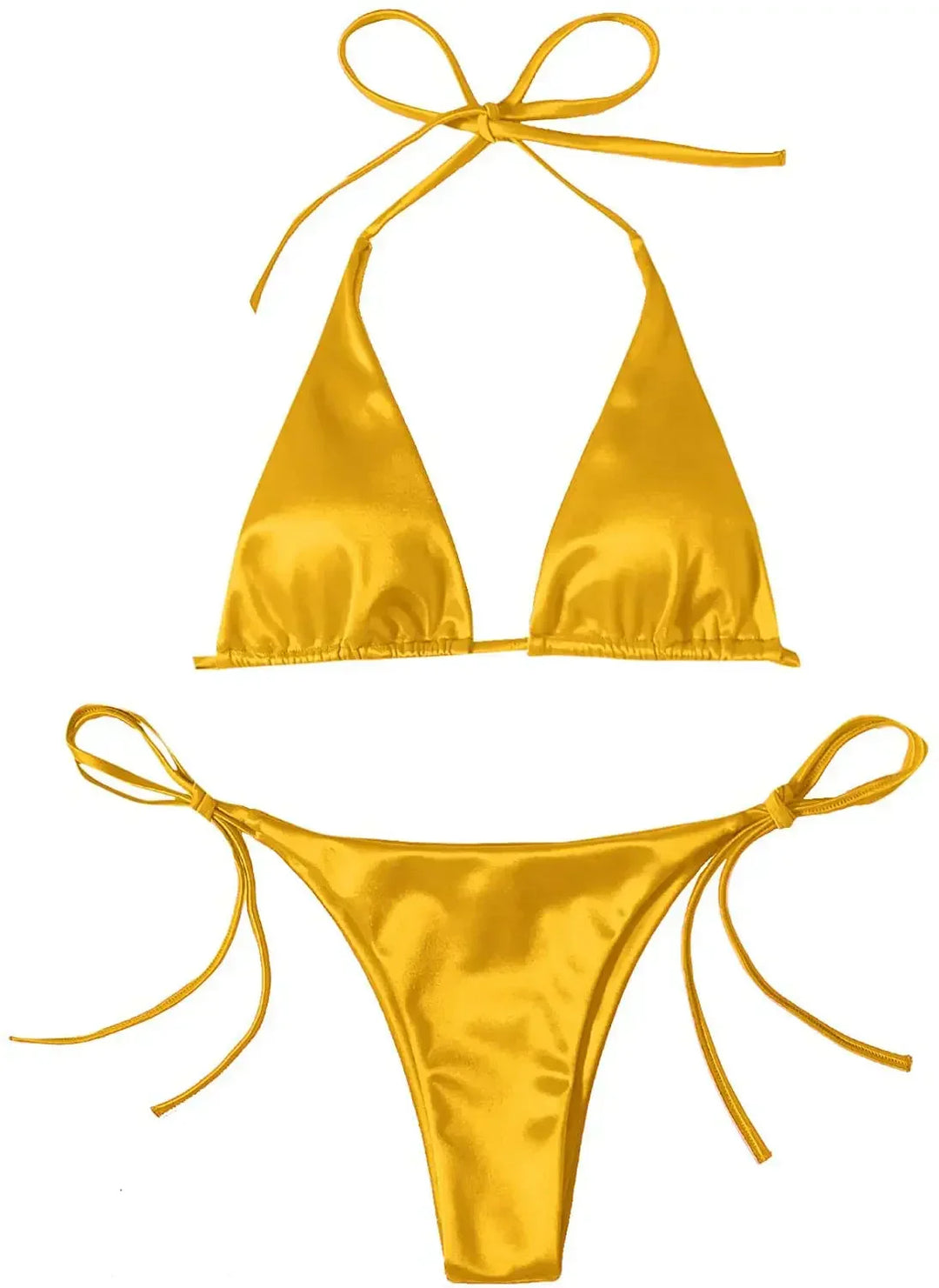Heidi-Mode | Frauen Sexy Mikro Mini Bikini Thong Halter G String Bh Bikinis Set Badeanzug Rückenfrei Neu Badebekleidung Badeanzüge