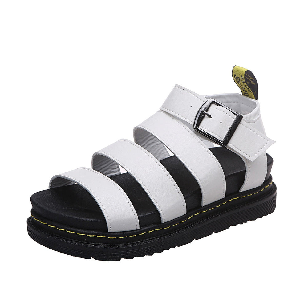 Stylische Ledersandalen