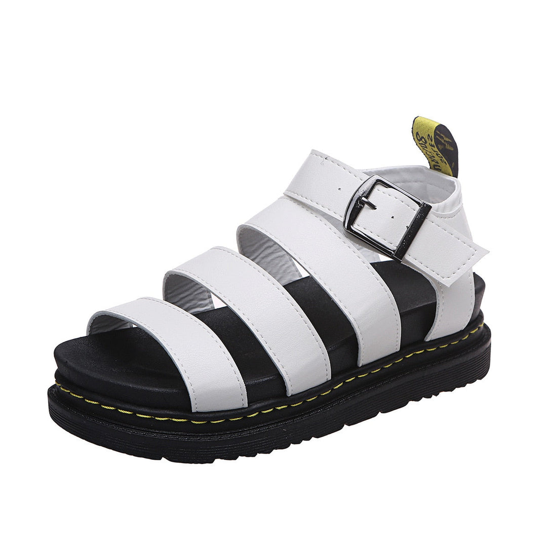 Stylische Ledersandalen