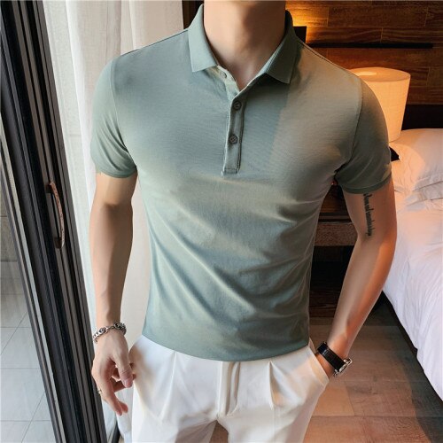 Heidi-Mode | Reine Baumwolle Kurzarm Polo Shirts