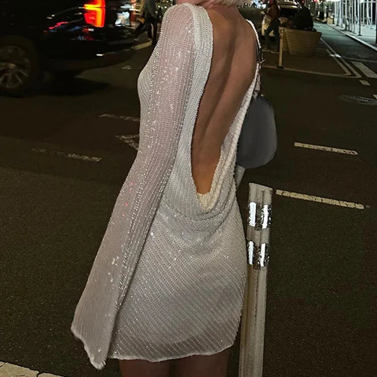 Heidi-Mode | Glitzer Mini Kleid
