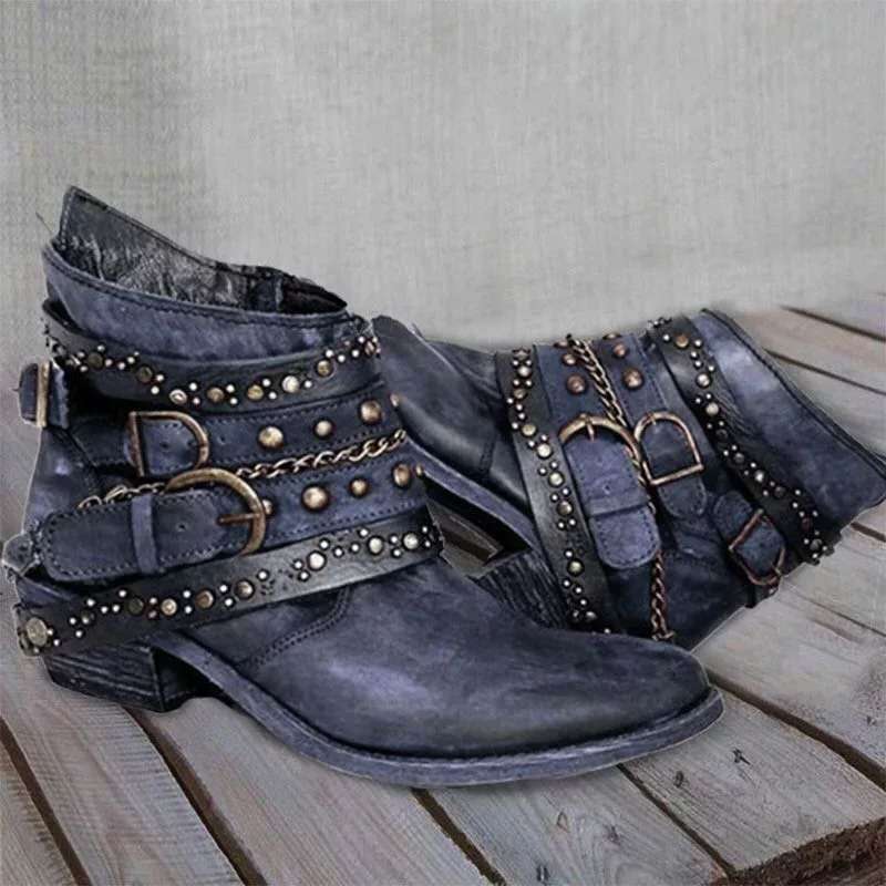 HeidiMode | Vintage-Kettenstiefel