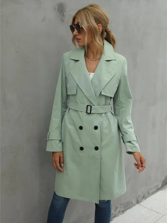 Heidi-Mode - Schicker und Stilvoller Herbst-Trenchcoat für Frauen