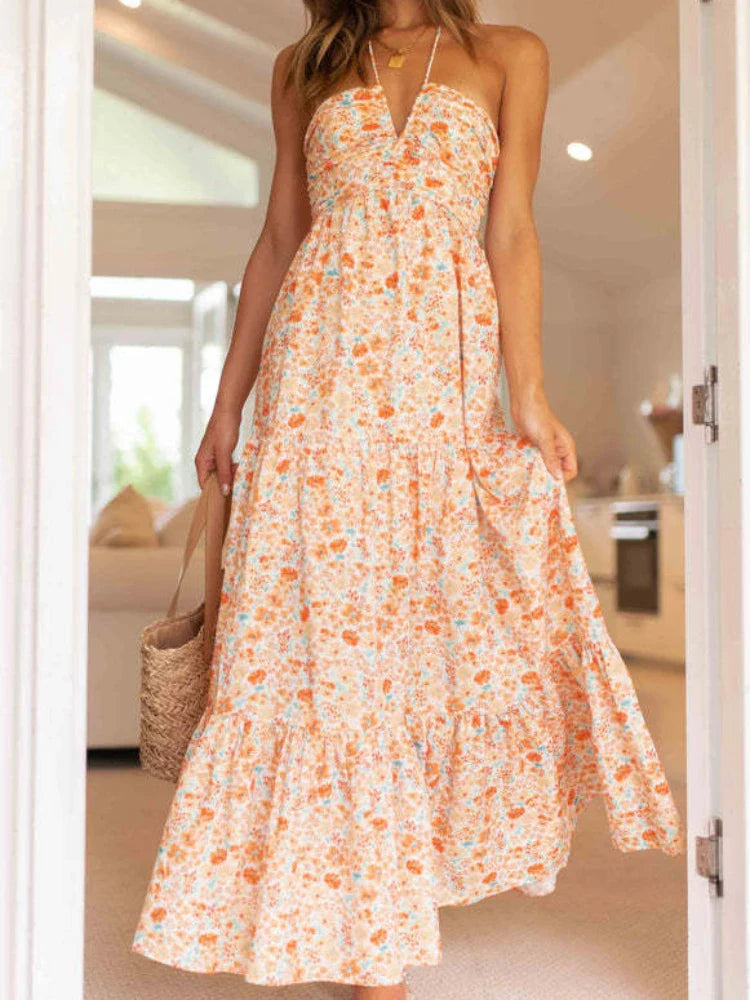 Heidi-Mode | Floral Bohemian Kleid