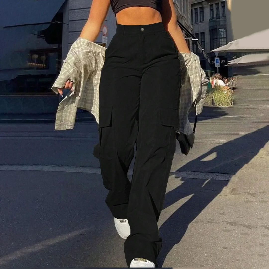 Heidi-Mode | Hochtaillierte Cargo-Hosen für Frauen