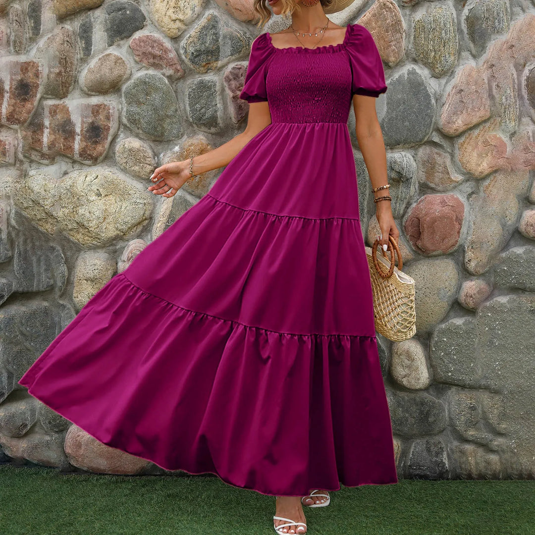 Lila Maxi Jurk