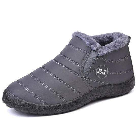 Heidi-Mode | Stiefeletten Gequiltet Slip on Wasserabweisend Plüsch Futter Langlebiger Sitz