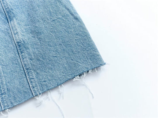 Heidi-Mode | Strapless Coole Damenkleid mit Jeans Look