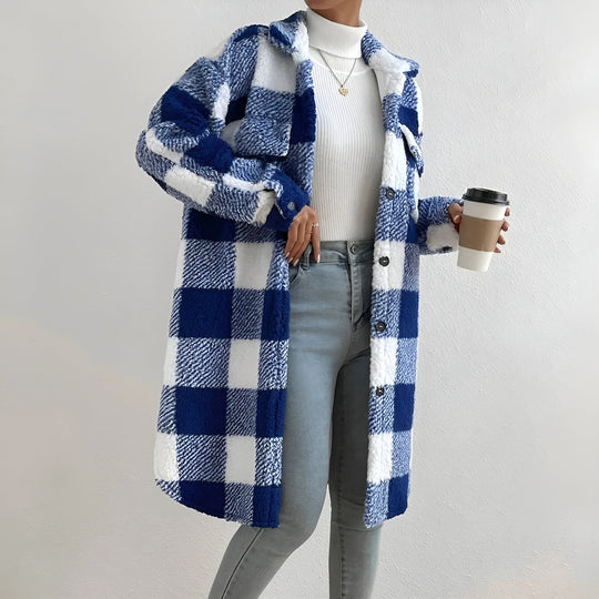 Heidi-Mode | Karierter Mantel für Damen
