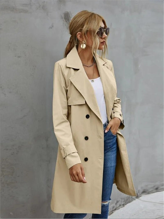 Heidi-Mode - Schicker und Stilvoller Herbst-Trenchcoat für Frauen