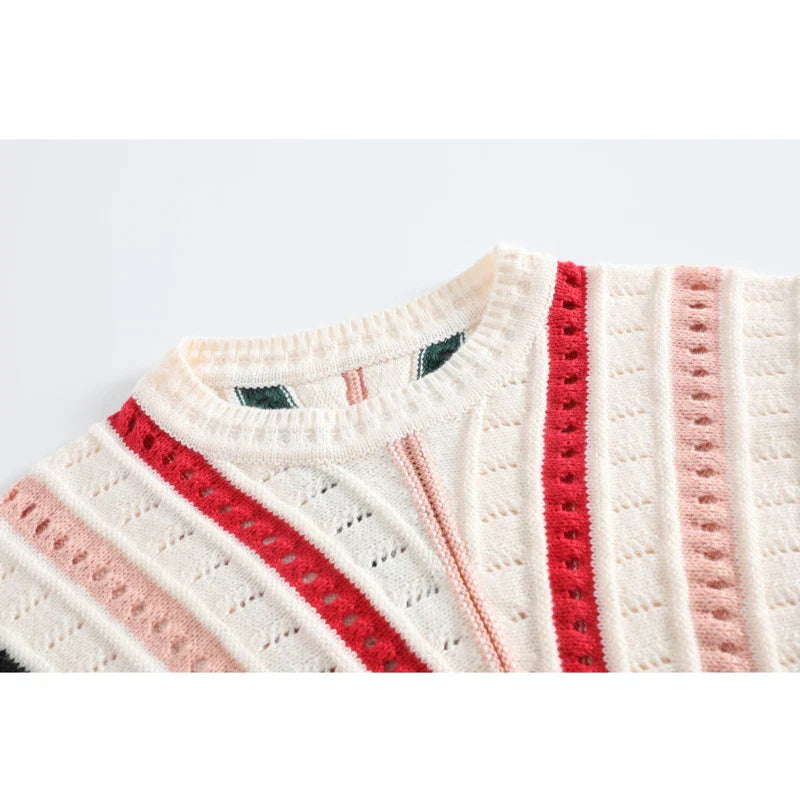 HeidiMode | Gestreifter Strickpullover