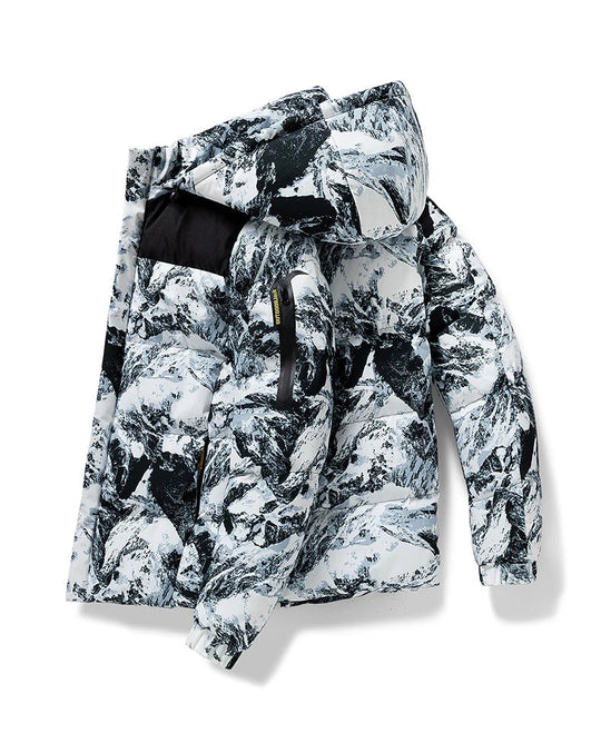 Warme Camouflage-Winterjacke für Herren