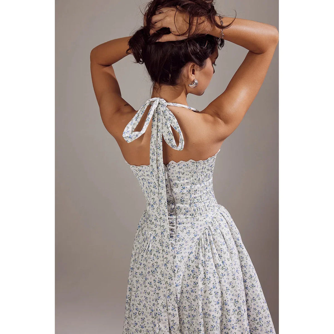 Heidi-Mode | Halter Urlaub Midi Kleider