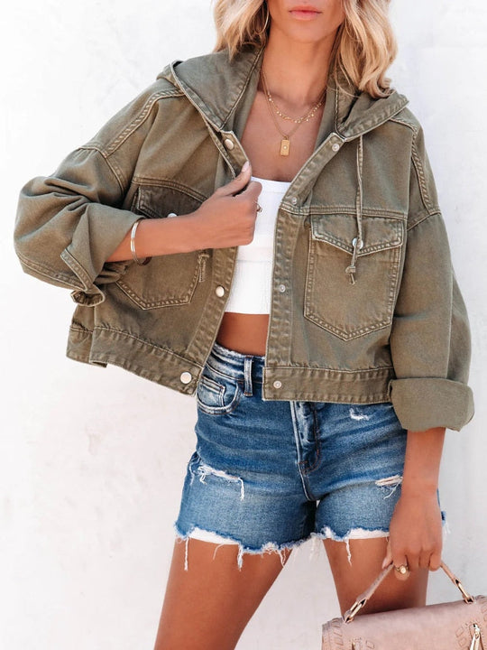 Heidi-Mode | Cropped Denim Jacke