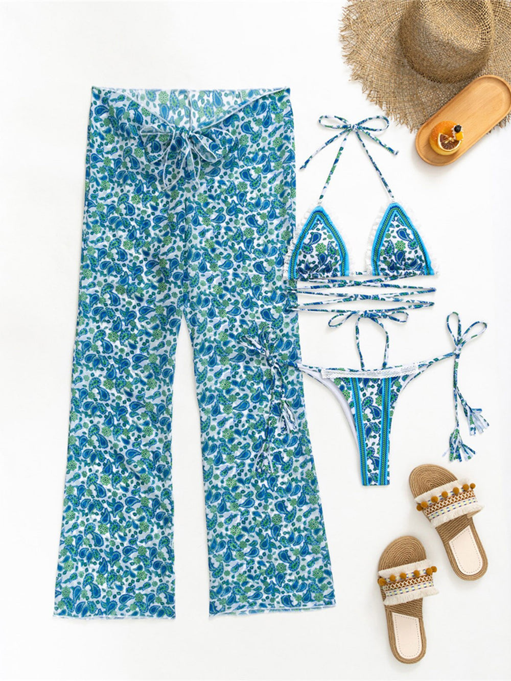 Heidi-Mode | Print Scrunch Butt Bikini Satzs & Hosen