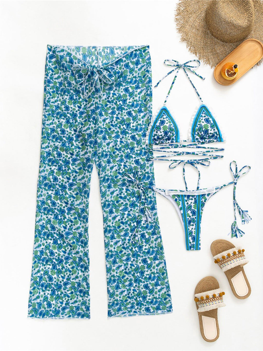 Heidi-Mode | Print Scrunch Butt Bikini Satzs & Hosen