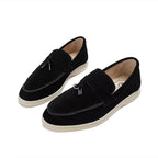 Heidi-Mode Loafers Damen-Loafer mit Schloss-Detail