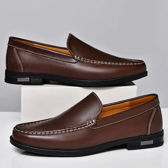 – Luxus-Leder-Loafer