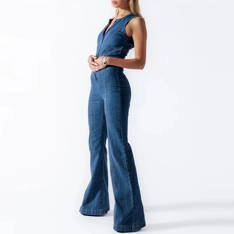 Heidi-Mode | Bodycon Rückenfreier Herz Jumpsuit