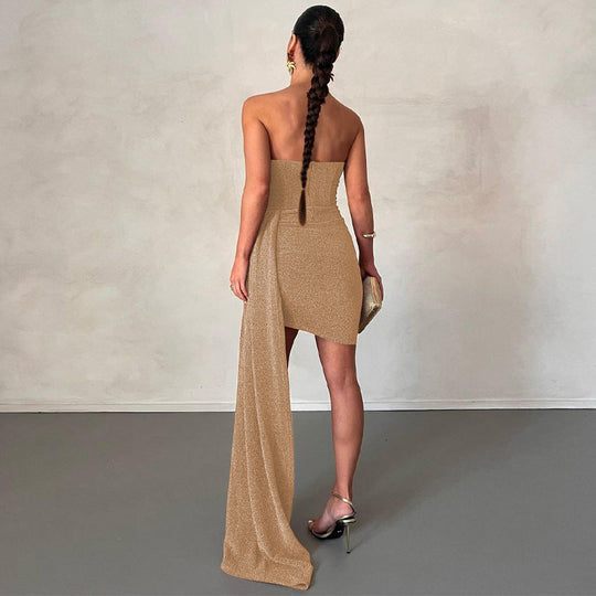 trägerloses Glitzerkleid - Erika