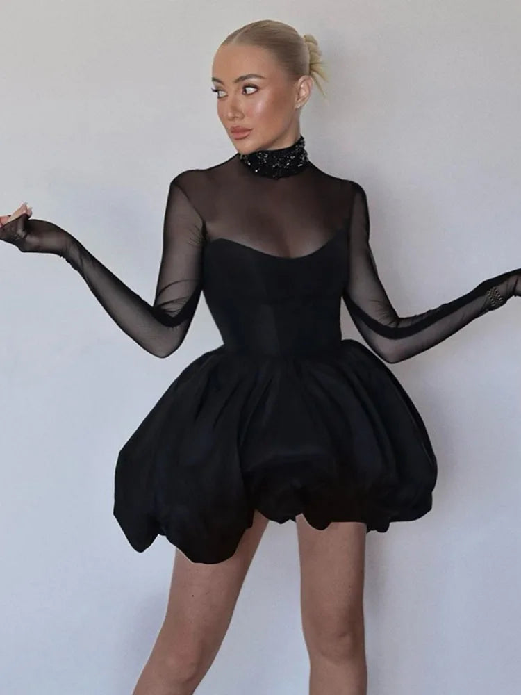 Heidi-Mode | Mesh Ballonkleid