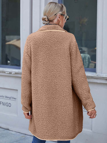 Heidi-Mode - Schicker Herbst Samt-Trenchcoat für Frauen