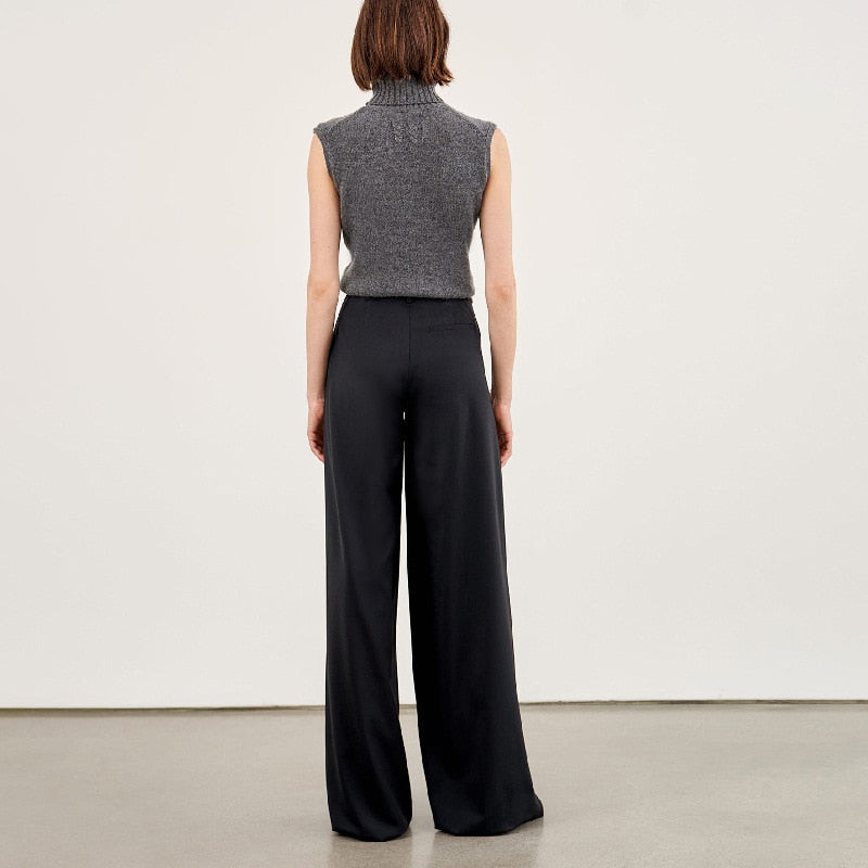 Heidi-Mode | Weit Geschnittene Damen Hose Damen Lässige Bodenwischhose