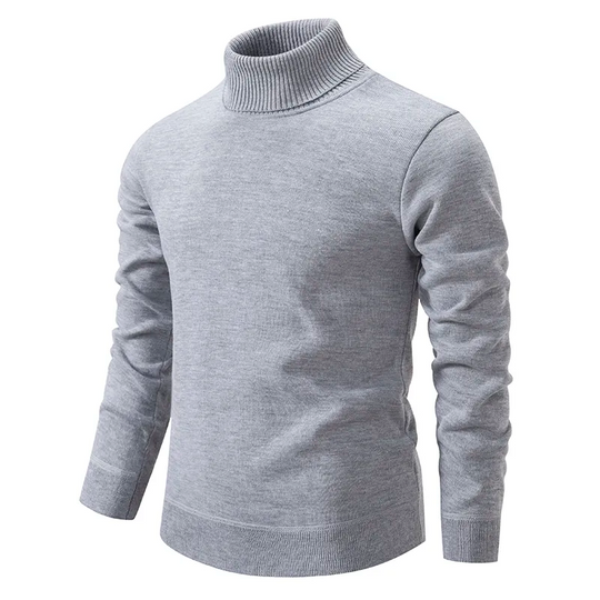 Weicher Pullover mit luxuriösem Kragen