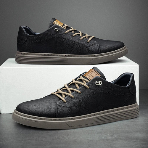 Oxfords - Genuine Leather Sneakers