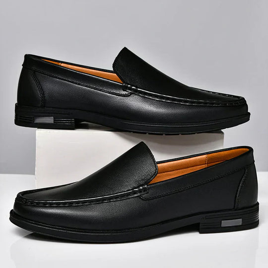 – Luxus-Leder-Loafer