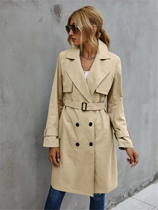 Heidi-Mode - Schicker und Stilvoller Herbst-Trenchcoat für Frauen