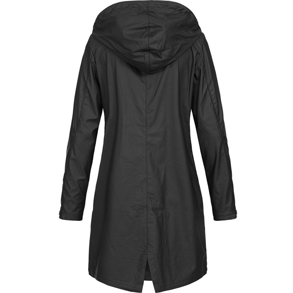 Heidi-Mode | Wasserdichte Outdoor Regenjacke mit Kapuze für Damen
